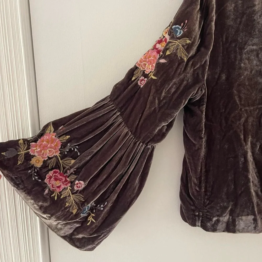 Johnny Was Brown Blazer / Cardigan - Picture 4 of 4